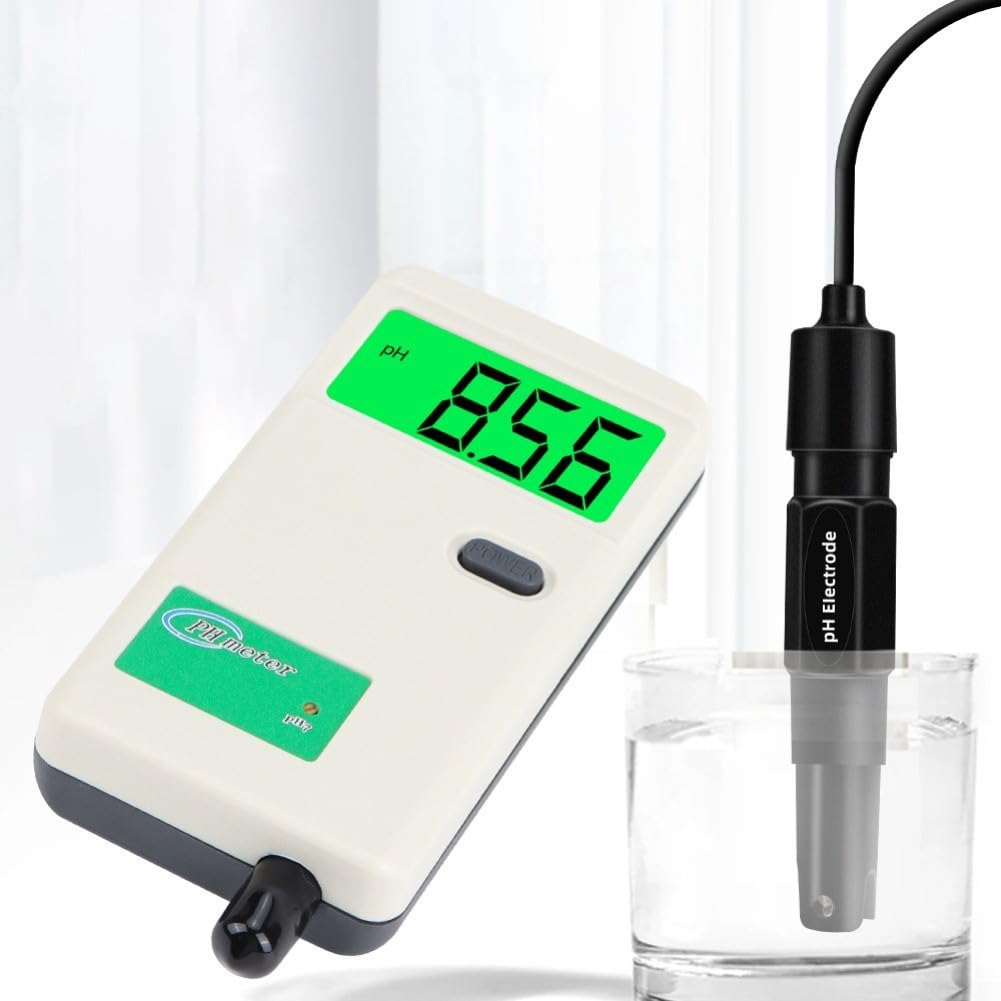 Digital pH Meter mit Hintergrundbeleuchtung ±0,1 Genauigkeit