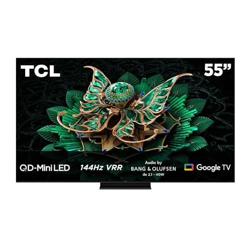 Listado de tv 55 al mejor precio. 43 TCL Smart TV Pantalla 55' 55QM7K Google TV QLED - MiniLED 4K Google Assistant | Hands Free Voice Control | Alexa | VisionHDR10+| AiPQ™ | Micro Dimming | NITS 3000 | Panel 144 Hz