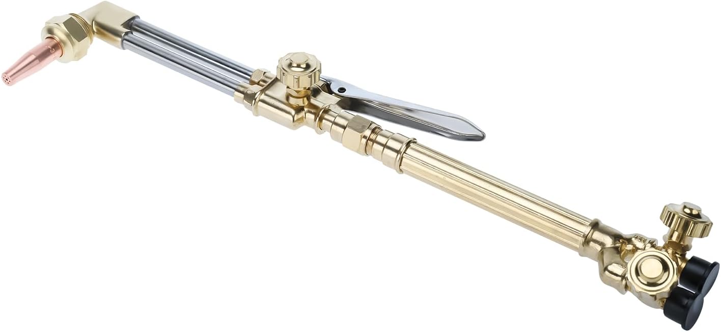 Cutting Torch Medium Duty, Acetylene Oxygen Cutting Tools, Welding Cutting Torch Kit, Professional Tool Set, Victor Type CA1350 Torch, 100FC torch handle