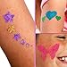 GirlZone Regalos para Niñas -Tatuajes Purpurina -Kit De Tatuajes Temporales con Brillantina para Niñas -Tatuajes Temporales -Tattoos con Purpurina 3 a 12 años Imagen de GirlZone Regalos para Niñas -Tatuajes Purpurina -Kit De Tatuajes Temporales con Brillantina para Niñas -Tatuajes Temporales -Tattoos con Purpurina 3 a 12 años