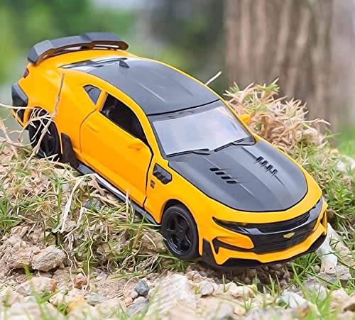 Image of Diecast Alloy Metal Car 1:32 Bummble BEEE Toy Car, Yellow