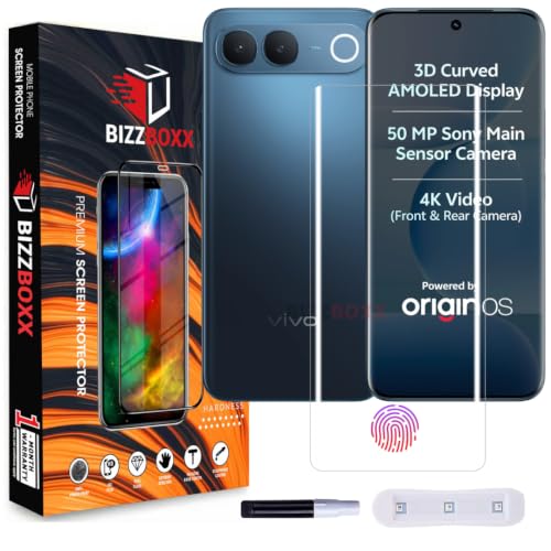Image of UV Tempered Glass Screen Protector Guard For vivo S2 5G, Edge to Edge Coverage, 3D Curved, With Installation Kit - (For vivo S2-6.83 Inch) With Installation Kit - Pack of 1