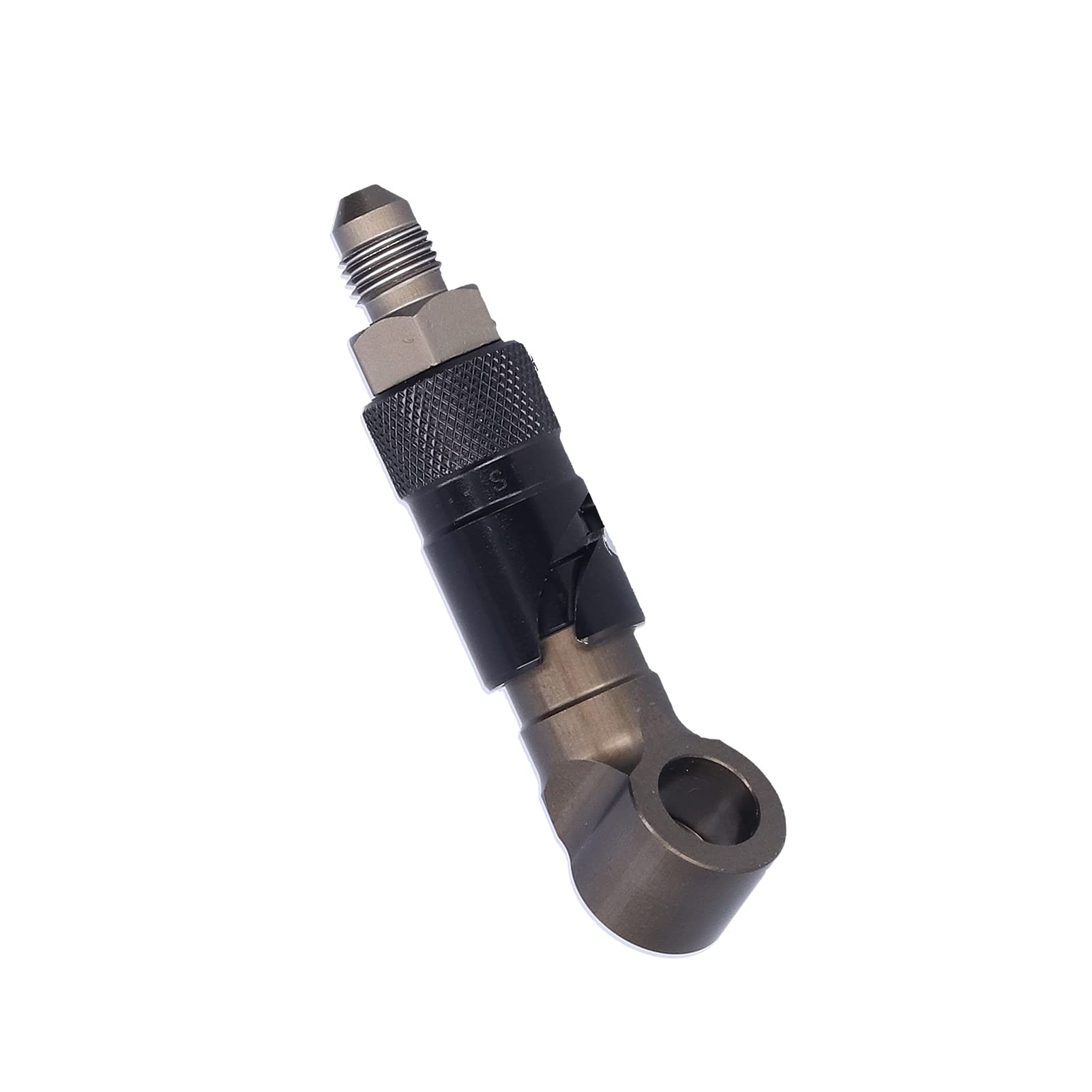 Raccordo Linea Freno Moto, AN3 Connettore a Sgancio Rapido Universale in Lega di Alluminio Connettore Linea Freno per Tubo Freno Olio Combustibile Fluido Tubo(SW-21034-BL)