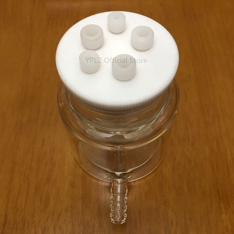 Controllable Temperature Double-Layer Water Bath Sealed electrolytic Cell Reactor Reactor electrolytic Reaction Device electrolytic Cell (250ml)