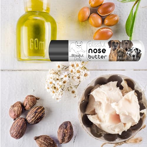 Image of The Blissful Dog Great Dane Nose Butter for Dry, Cracked Skin, Lick-Safe Dog Nose Balm with Moisturizing Shea Butter, Almond, Olive, and Essential Oils, Pet Supplies, Uncented, 0.15 oz.