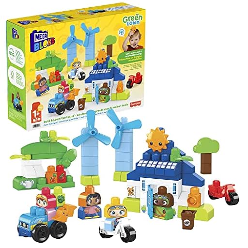 Mega Bloks Ciudad Verde Casa ecológica Construye y Aprende, Juguete de Bloques de construcción para bebé +1 año (Mattel HCG36) | Ya disponible en tu tienda friki favorita! En mundofriki.es! Mega Bloks Ciudad Verde Casa ecológica Construye y Aprende, Juguete de Bloques de construcción para bebé +1 año (Mattel HCG36) | Ya disponible en tu tienda friki favorita! En mundofriki.es!