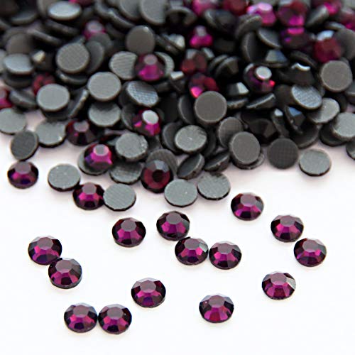 Image of Beadsland Crystal Hotfix Rhinestone,Machine Cut Stone 1440pcs /pkg (Amethyst, 3mm)