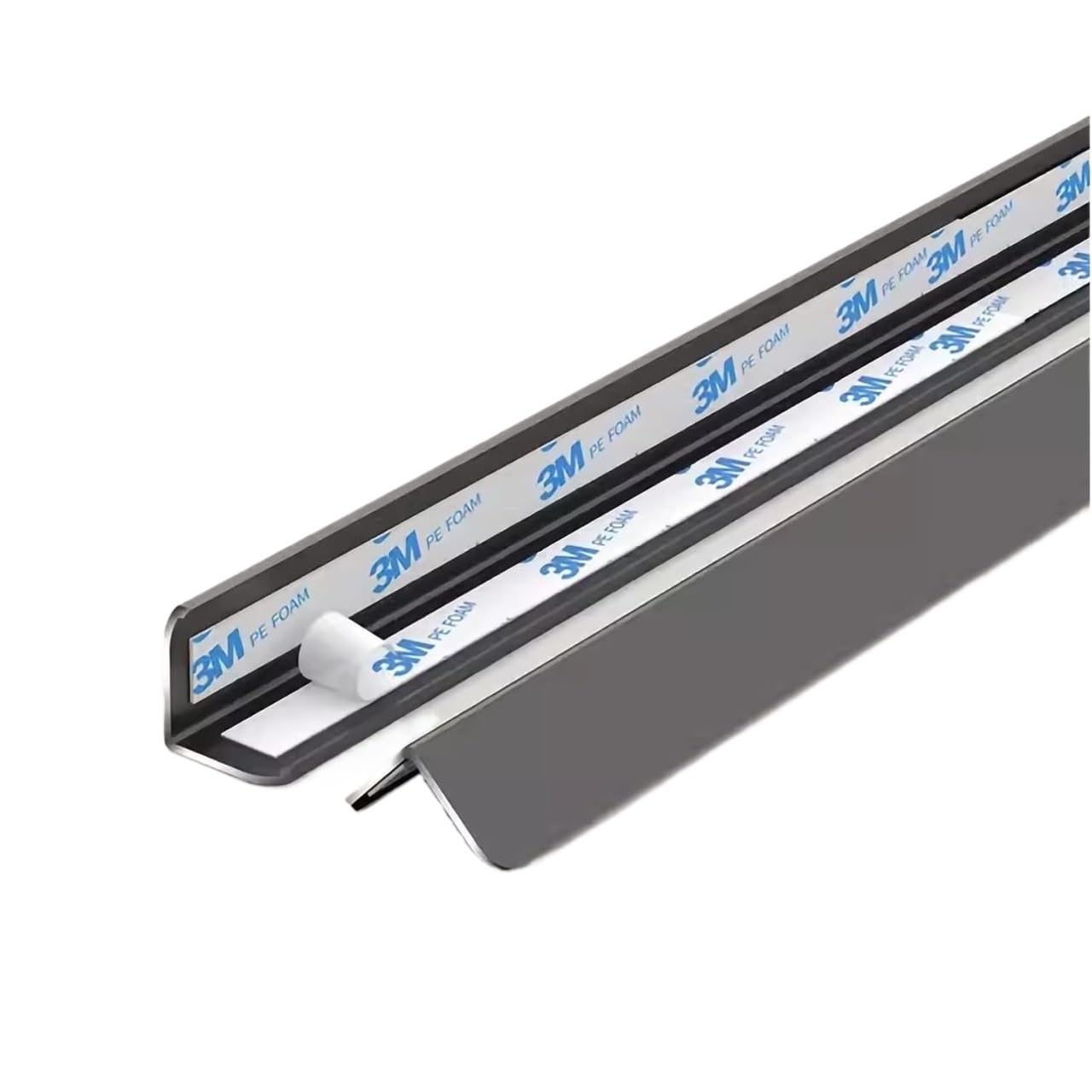 Protector de esquina de pared aluminio autoadhesivo para esquinas rotas 1.8m