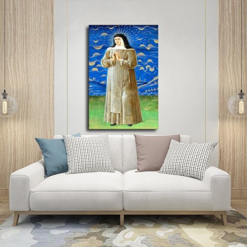 Impression sur toile Sainte-Catherine de Bologne tableau mural - 5
