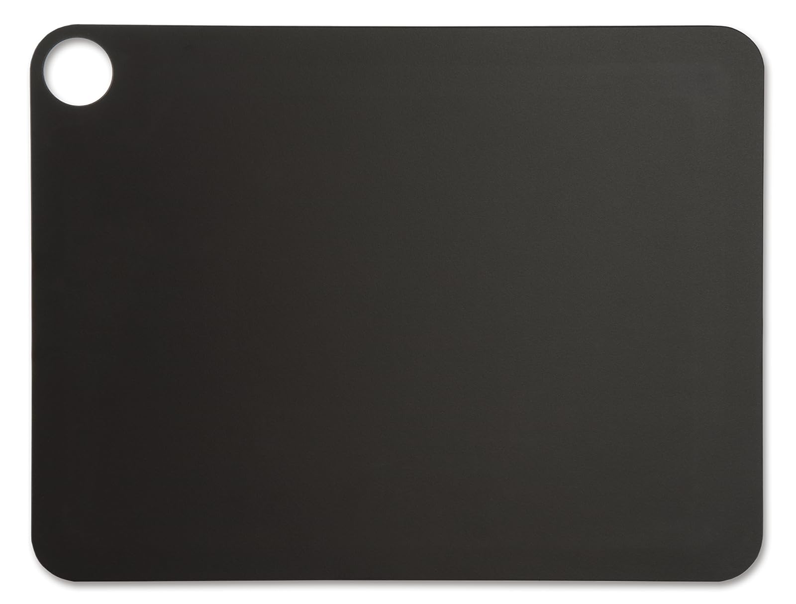 ARCOS Cutting Board with Hole Hanger, Smooth Surface for Chopping Food in Cellulose Fibre and Resin, Professional Meat and Vegetable Cutting Utensil, Serving Board, Color Black, 14.5" x 10''