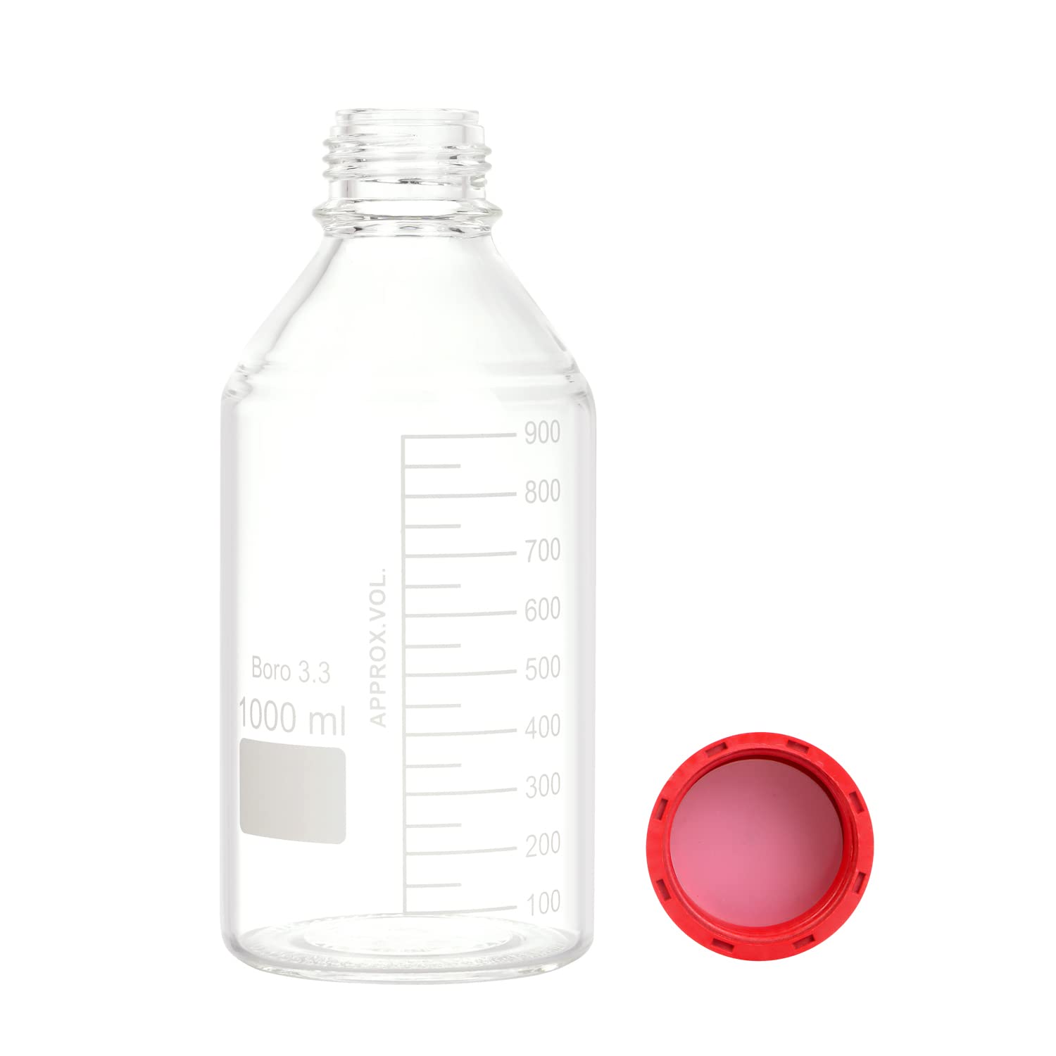 PATIKIL 12 Pack Reagent Edia Storage Bottles, 50l Borosilicate Glass - View #8