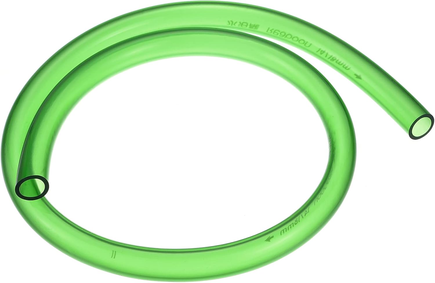 uxcell PVC Tubing 15/32" ID, 5/8" OD Water Air Hose Pipe, 1Pcs 3.28 Ft Flexible Water Tubing Hose for Transfer Plumbing, Green