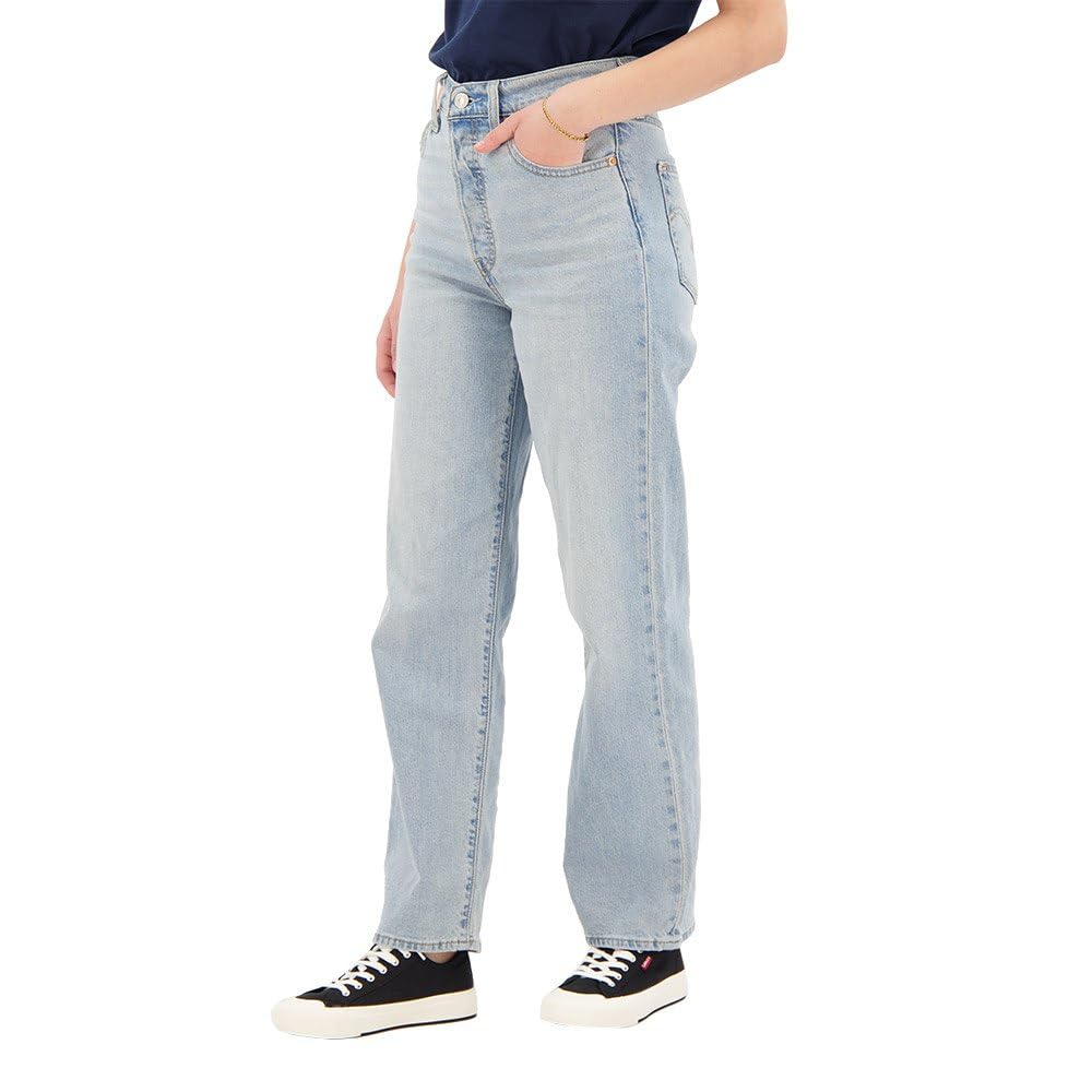 Levi's Damen Ribcage Straight Ankle Dark Indigo-Flat Finish – Bild 4