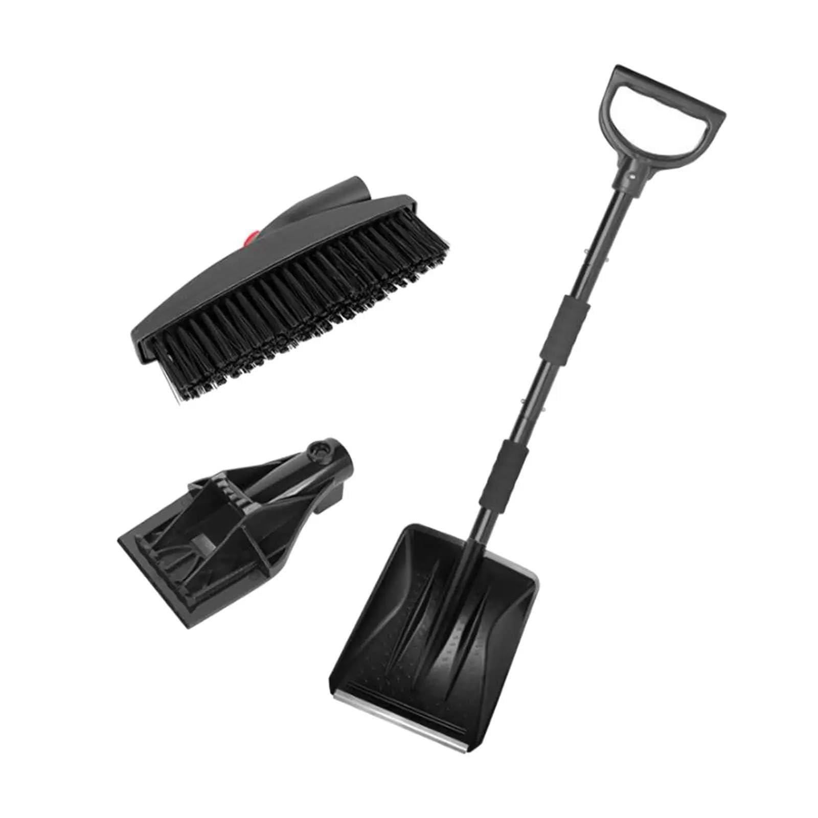 Rascador de Hielo para Coche Cepillo De Nieve Raspador Pala De Nieve para Coche Limpiador De Nieve para Vehículos Camiones Rascadores de Hielo para Coche(Svart)