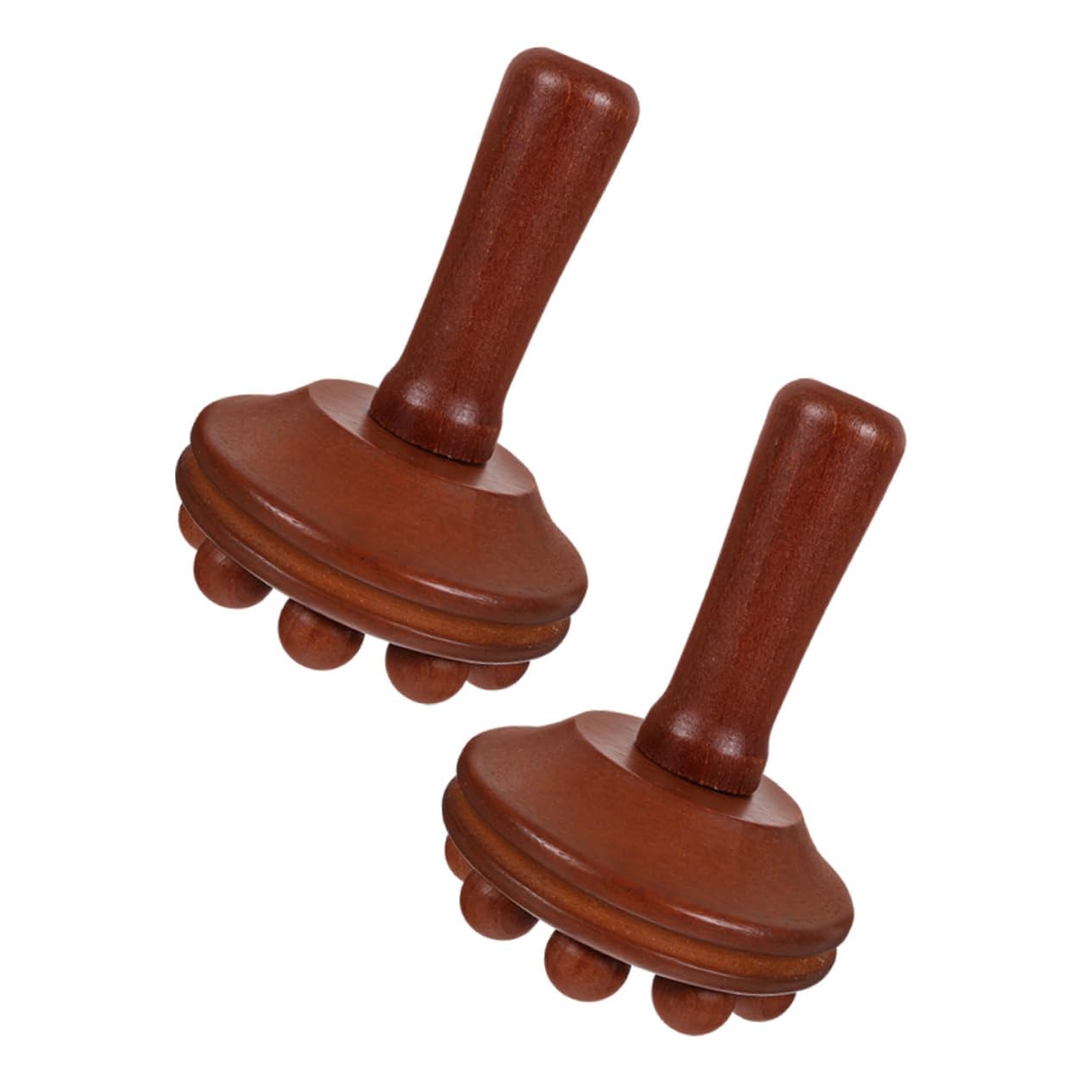 PACKOVE 2 Series Cepillo De Mano Para Masaje De Pies Herramienta De Masaje Cepillo De De Vientre Herramientas De Manual De Madera 2 Piezas*2