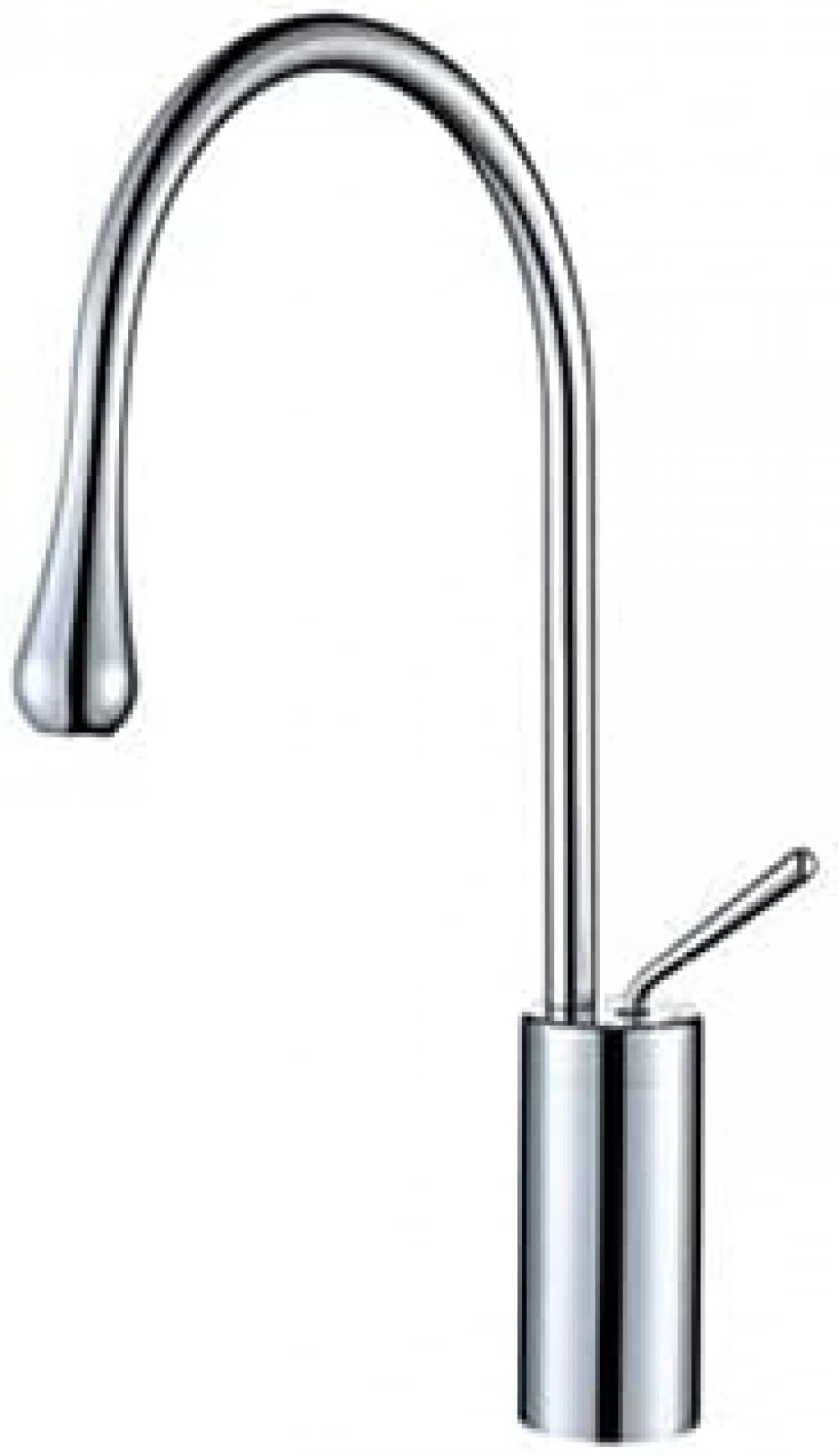 Robinet de lavabo de salle de bain à poignée unique eau chaude et froide mélangeur Crane-SLT118S-S
