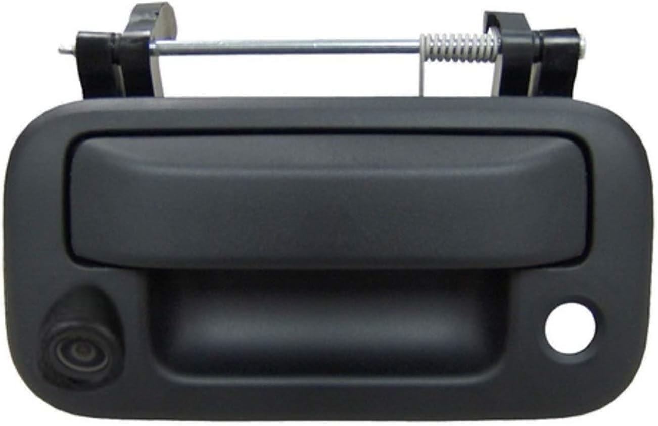 PYvideo Backup Camera with Tailgate Handle for Ford F150/F250/F350/F450 for Universal Monitors (RCA) (Color: Black)