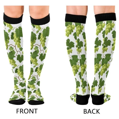 Image of Wusikd Halloween Black Cat Compression Socks for Women and Men Circulation Pumpkin Long Socks for Athletic Running 1