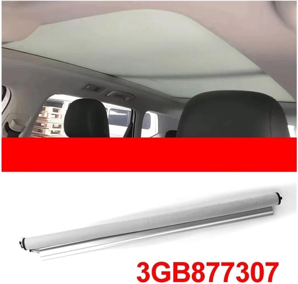 Car Sunshade Cover Panoramic Sunroof for VW Passat C42 2020-2023 3GB877307 Electric Curtains Sun Blind RollerAssembly(Style 2)