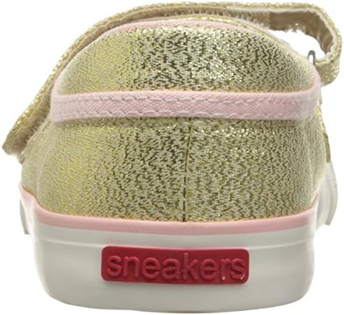 See Kai Run Girl's Marie Gold Glitter Jane, 4 M US Toddler | Image 2