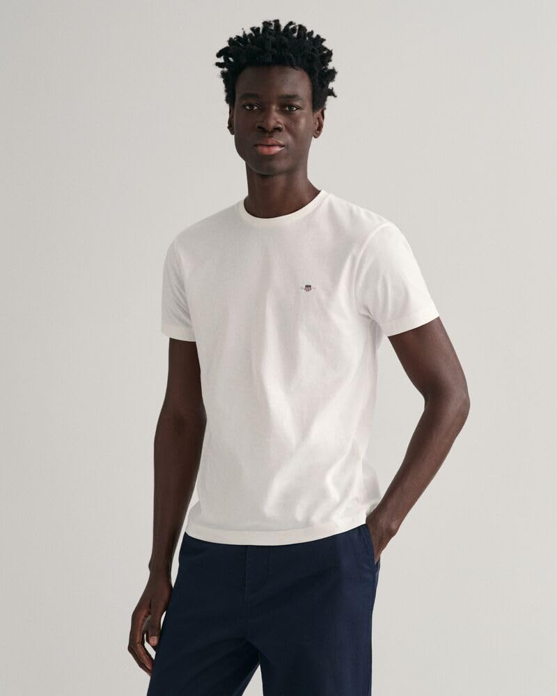 Gant Herren Slim Shield Ss T-Shirt T-Shirt