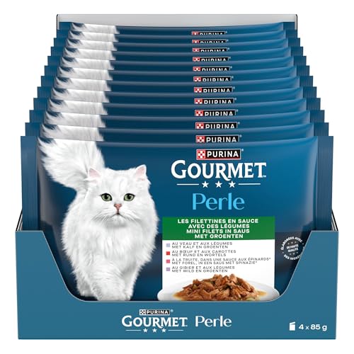 GOURMET Perle Filettines légumes l'expérience culinaire des chats - 13