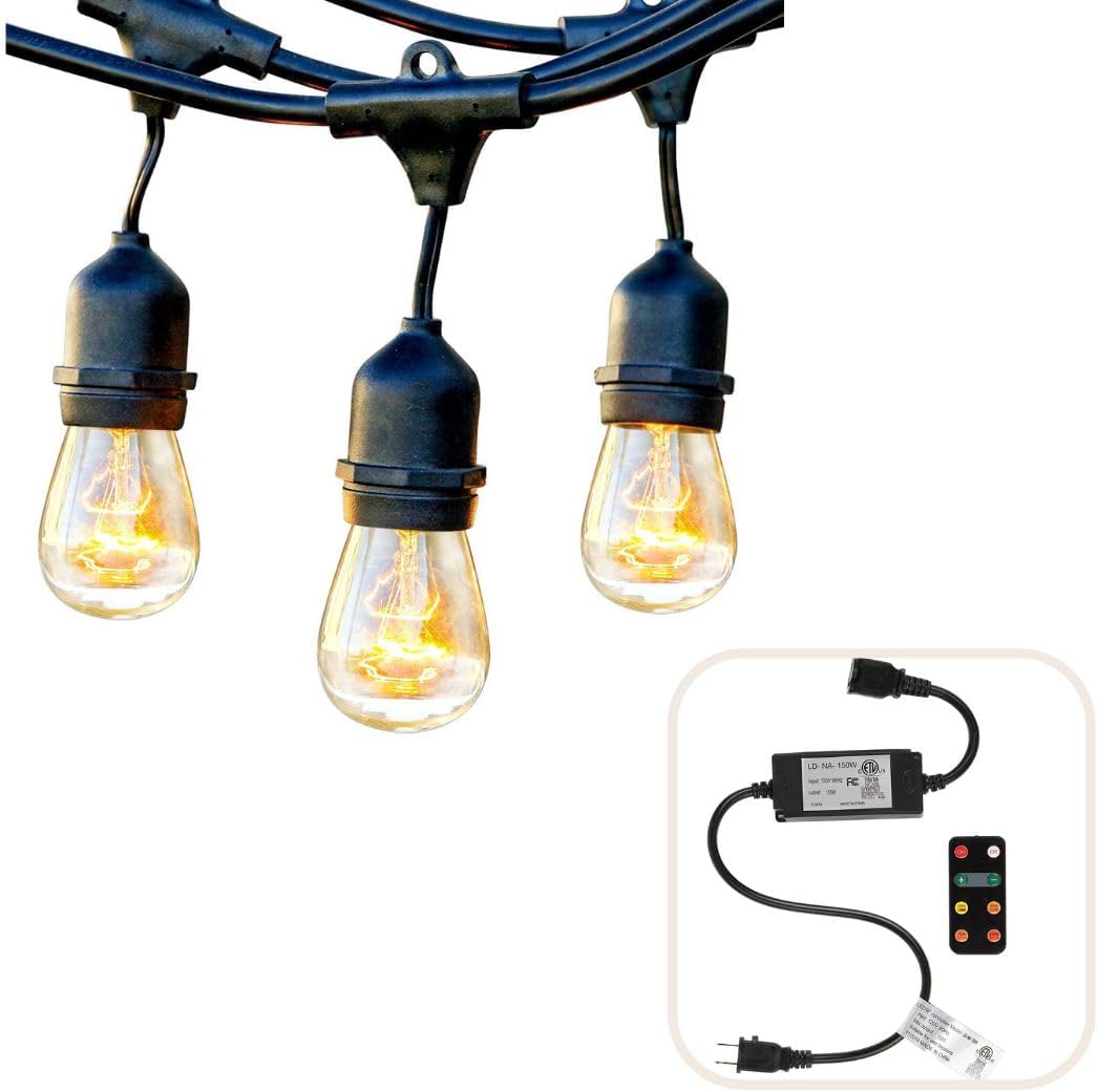 Brightech Ambience Pro Outdoor String Lights Smart Dimmer Plug Outdoor