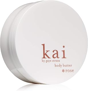 KAI Rose Body Butter: Whipped Shea Cream with Rose Absolute for Intensely Hydrating, Glowing Skin, 6.4 oz