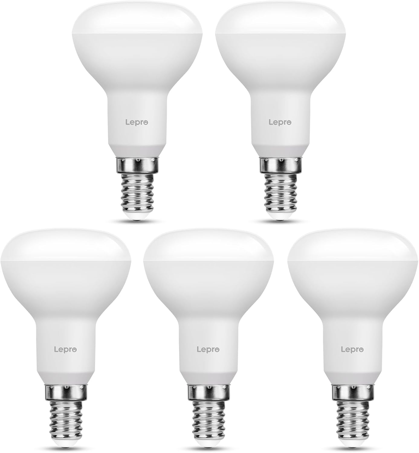 Lepro E14 LED Light Bulb, R50 Reflector Bulb Small Screw, 4.9W 470lm