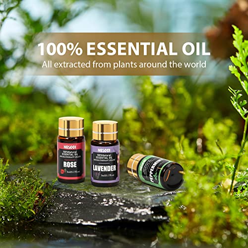 NESCCI Essential Oil Set - Essential Oils 36 x 5ML - Essential Oils Gift Set for Diffuser, Humidifier, Soap, Candle, Bath Bombs Making, Halloween, Christmas