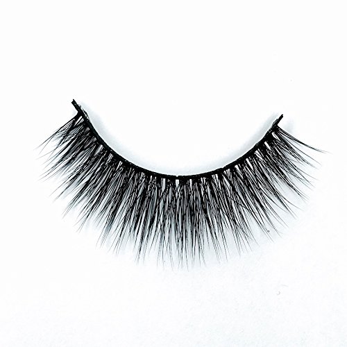 Kittee Lash Faux Mink False Lashes : BLACK TIE Non Magnetic Eyelashes - Stunning and Fluffy
