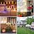 Solar Address Signs for Yard, Solar Powered Address Sign with Warm White & Cold White, IP65 Waterproof Solar House Numbers for Outside, LED Illuminated Plaques Wall Mounted & In Ground
