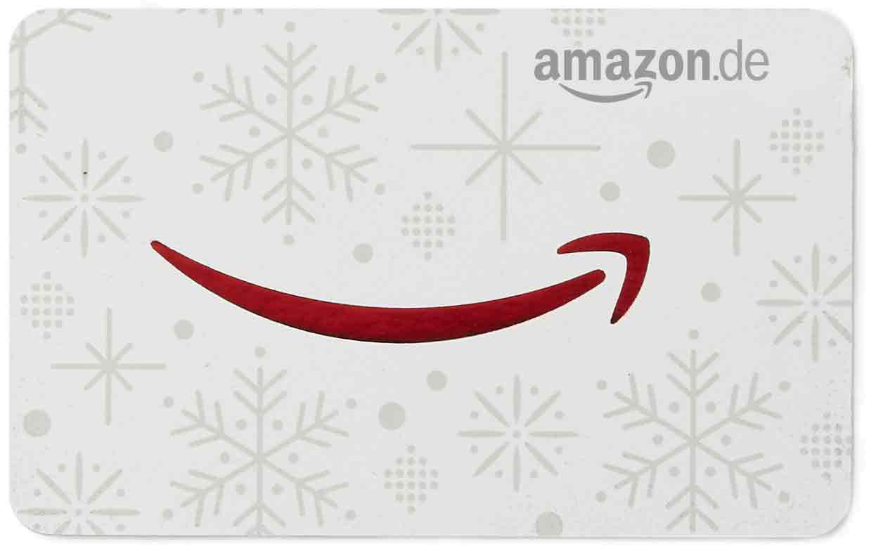 Amazon.de Geschenkkarte in Geschenkbox (Schneemann)