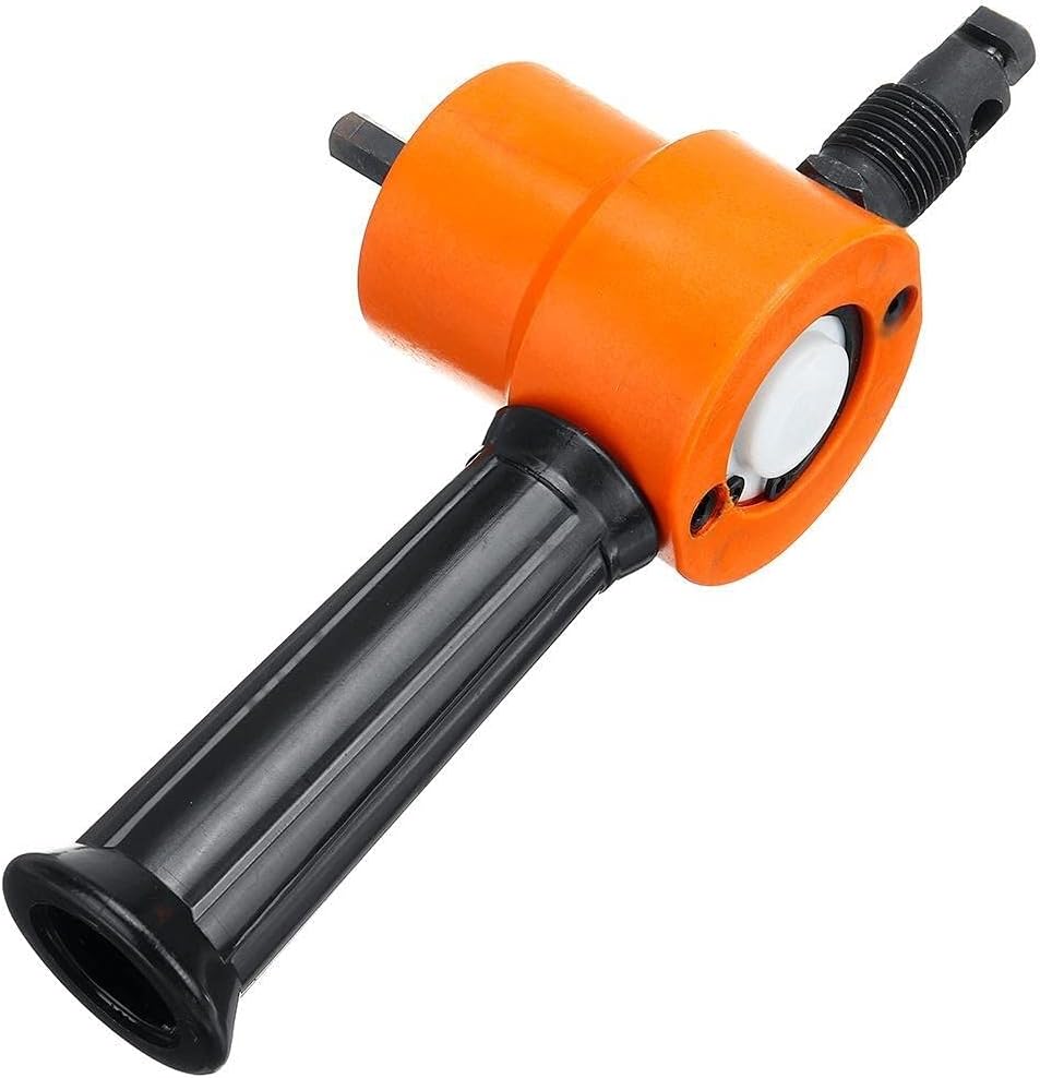 ZTBH Power Tool Accessories Double Head Sheet Nibbler Saw Cutter, 360 Degree Adjustable Drill Attachment pawer Tool Accessories Set