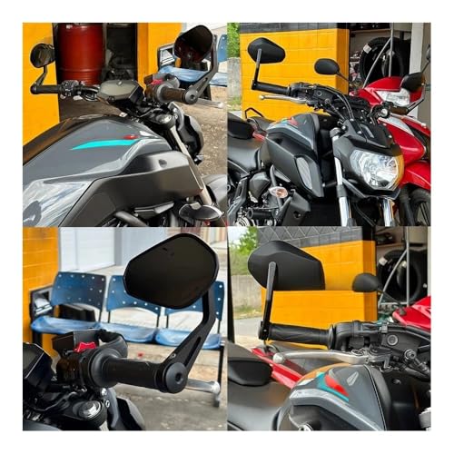 Espejos retrovisores laterales ajustables 360 sin ángulos muertos para Yamaha MT09 4