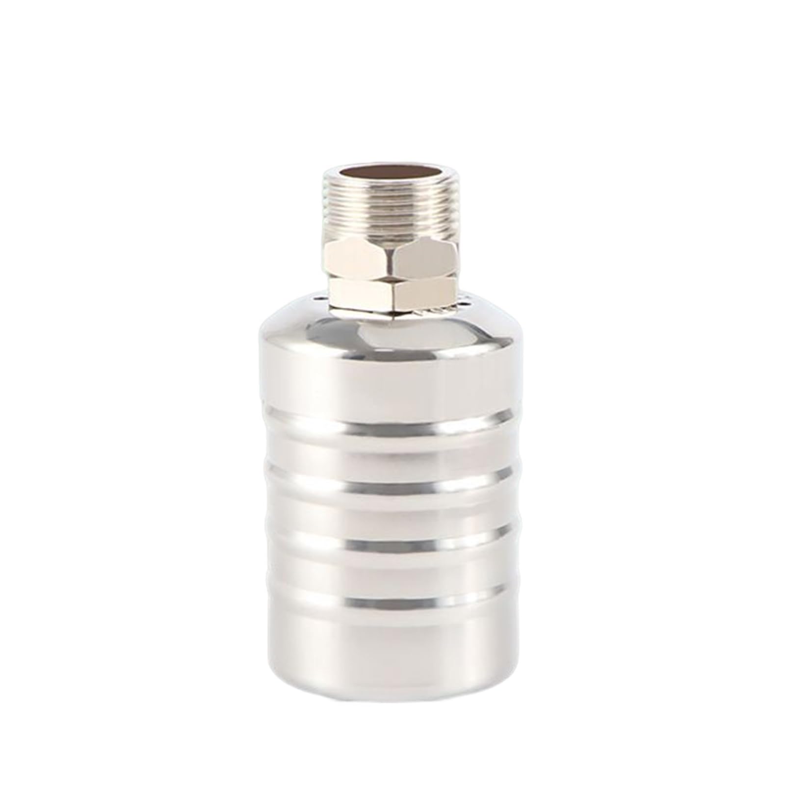 Gqnblvhzupdm Upper Water Inlet Electric Ball Valve Stainless Steel Float Valve Water Tank 1/2" 4/3" Tower Shutoff Floating Ball Automatic Level Control(3/4",)