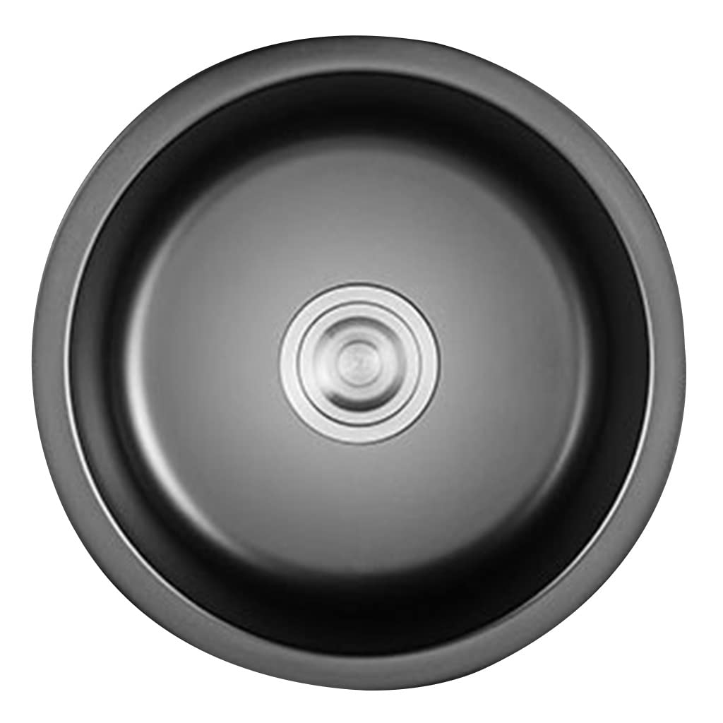 Fregadero de Bar de un Solo Seno con sifón para Cocina doméstica, Ahorra Espacio, Mini, Oficina pequeña, despensa, Lavar Fruta, vajilla