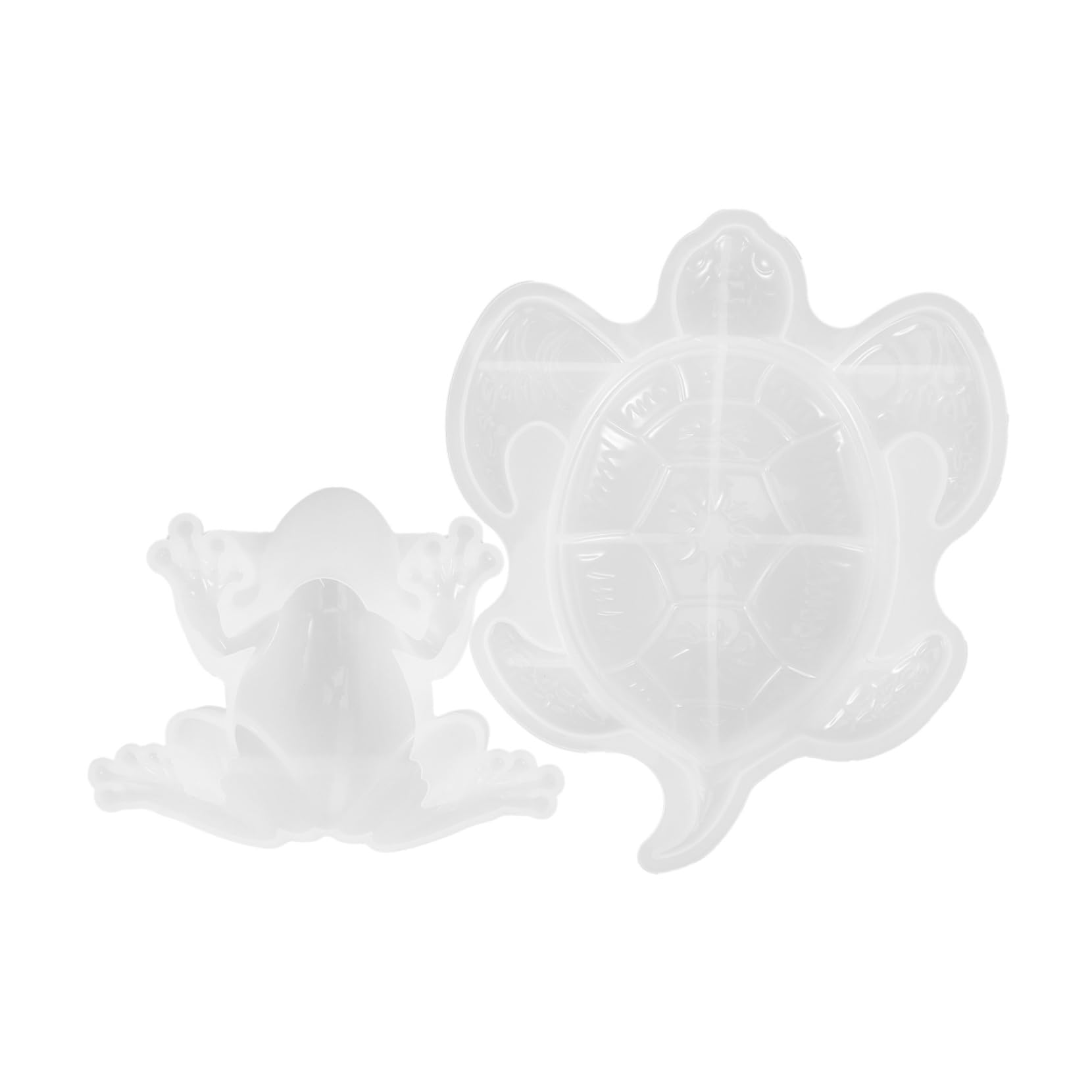 STOBOK 3 Juegos Molde De Silicona - Molde Animales - Molde Tortuga - Manualidades Resina Molde Artesanal Moldes De Silicona Para Manualidades Fundición Gel De Sílice 2 Piezas * 3