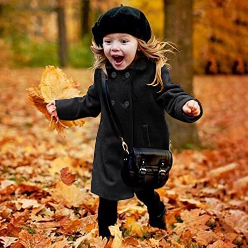 Children Coats Winter Windproof Coat Jacket Kids Warm Fleece Outerwear Jacket Big Girls Toggle Coat2