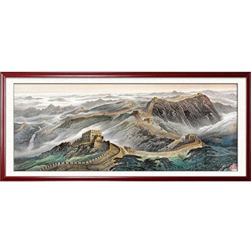Diamond Painting Complet Grande Muraille pour Sublimer la Décoration de Votre Salon