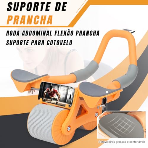Roda abdominal de recuperação automática com temporizador e almofada de assistência, adequada para i