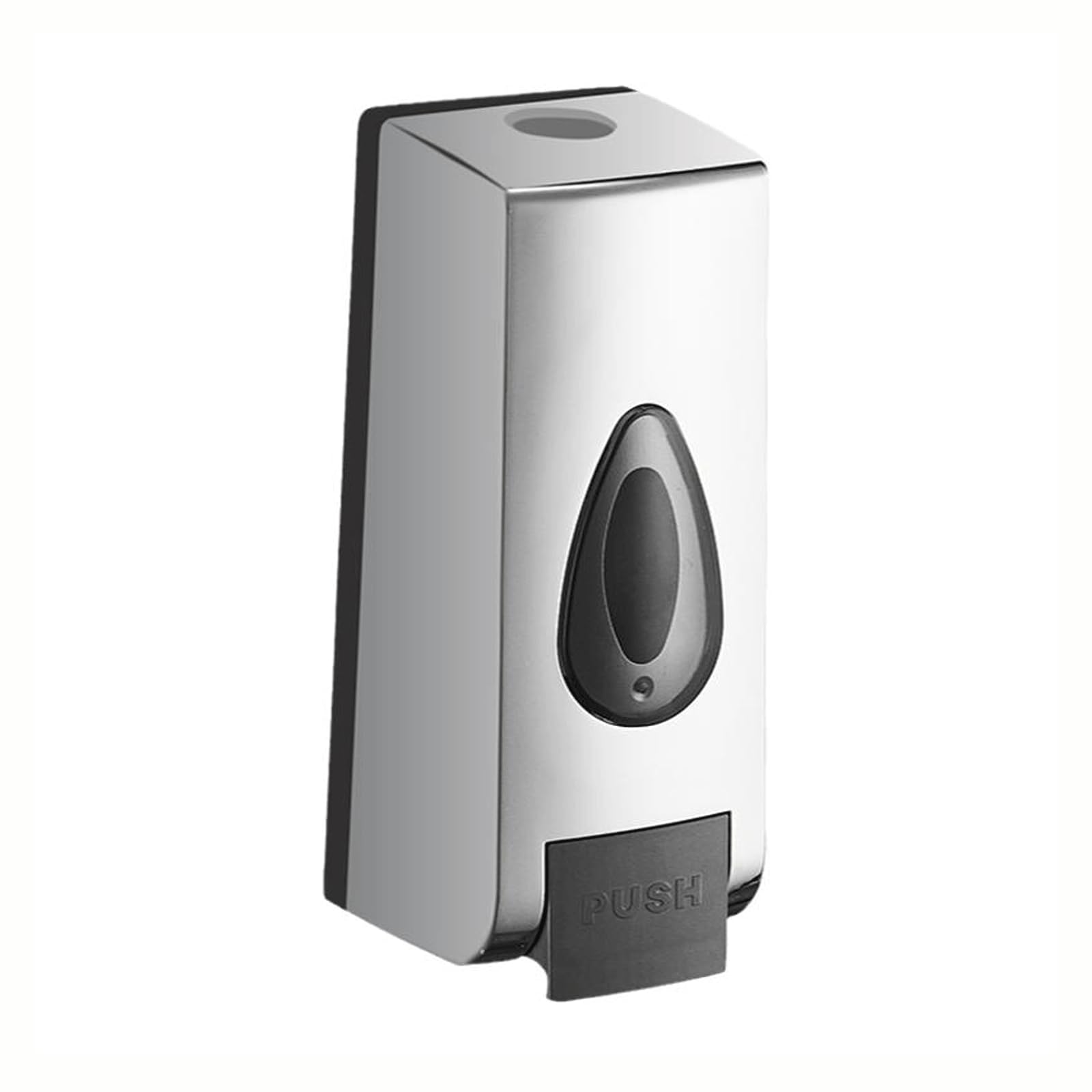 Yofab Countertop Soap Dispensers Wall-Mounted Soap Dispenser 350ML Commercial Soap Dispenser Drill-Free Manual Soap Dispenser for Bathroom Shopping Mall Liquid hand soap dispenser