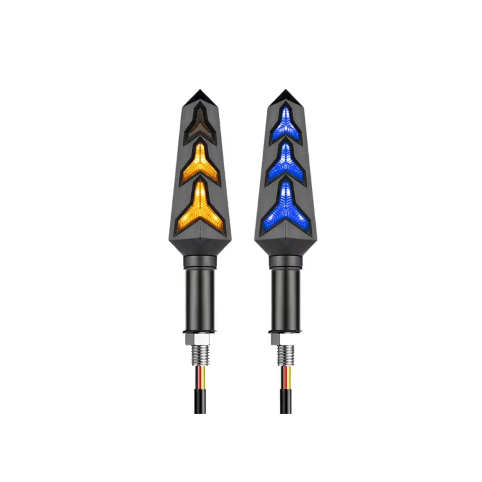 Per CB650R Per CBR650R Per CB500X Per CB1000R Per CB125R Per CBR500R Per CB1000F Per Integra 750 Luci Di Direzione Per Motociclette Spia Indicatori Moto(Blue,2PCS)