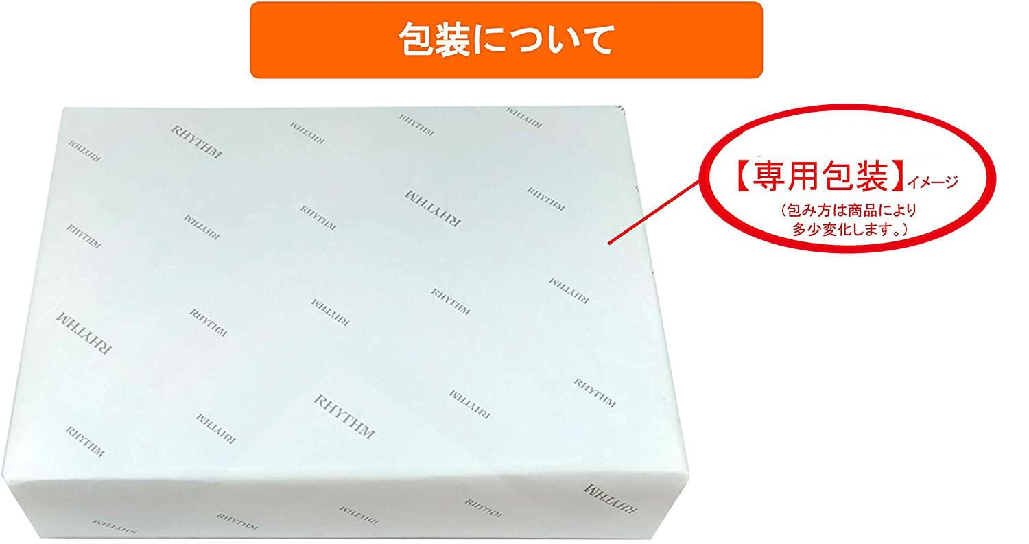 Amazon.co.jp: リズム 4FN403SR19 （包装・裏面名入れ）電波