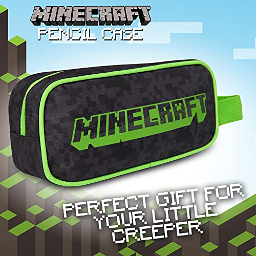 Minecraft Potlood Case, School Supplies Potlood Cases Grote capaciteit, Minecraft Cadeaus voor Jongens (Zwart) - Afbeelding 3