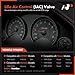 A-Premium Fuel Injection Idle Air Control Valve Compatible with Nissan Frontier 1999-2004, Pathfinder 2000, Xterra 2000-2004 & Infiniti QX4 1999-2000, Mercury Villager 1999-2000, 3.3L