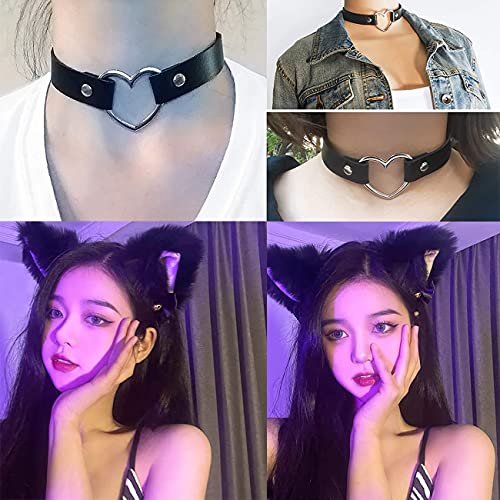 ZEEREE Hoofdband met kattenoren, cosplay-set, kattenoren, haarsieraad, haarband voor party, decoratie, kostuum, verkleedpartijen (2) - Image 6