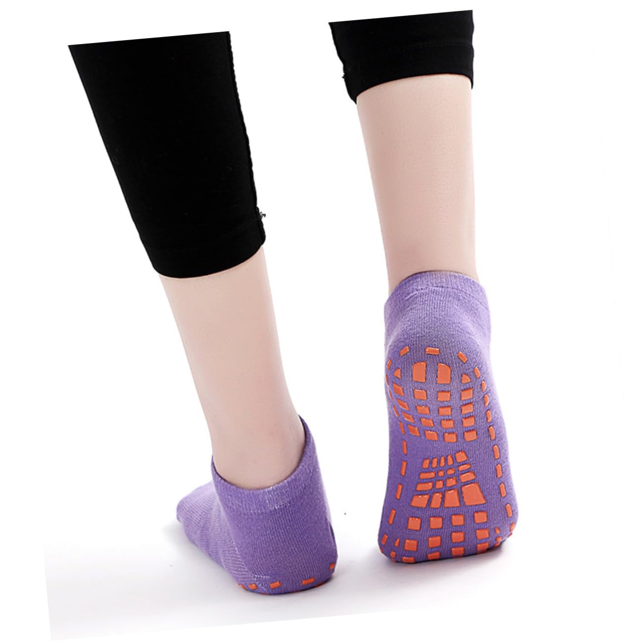 ibasenice 20paare Yogasocken für Junge Mädchen Rutschfeste Kindersocken Baumwollsocken mit Verstärkter Sohle Sportsocken für Junge Mädchen Atmungsaktiv und Bequem Zufällige Farbe