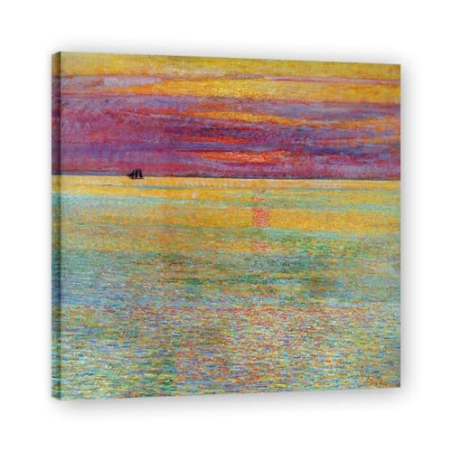Reproductions tableau sur toile Childe Hassam marine impressionniste avec châssis bois premium