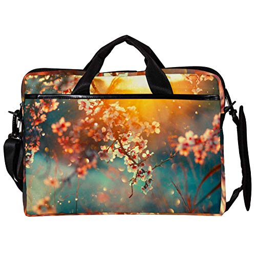 Funda portátil 14 a 15 pulgadas Spring Flowers para el trabajo y la universidad